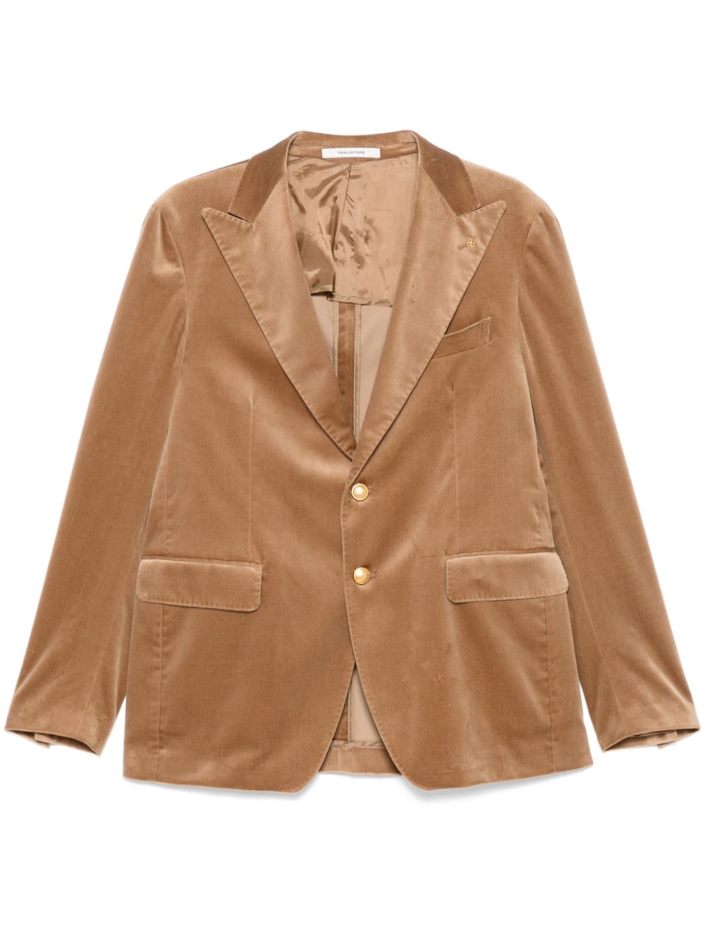 Tagliatore velvet blazer - Brown von Tagliatore