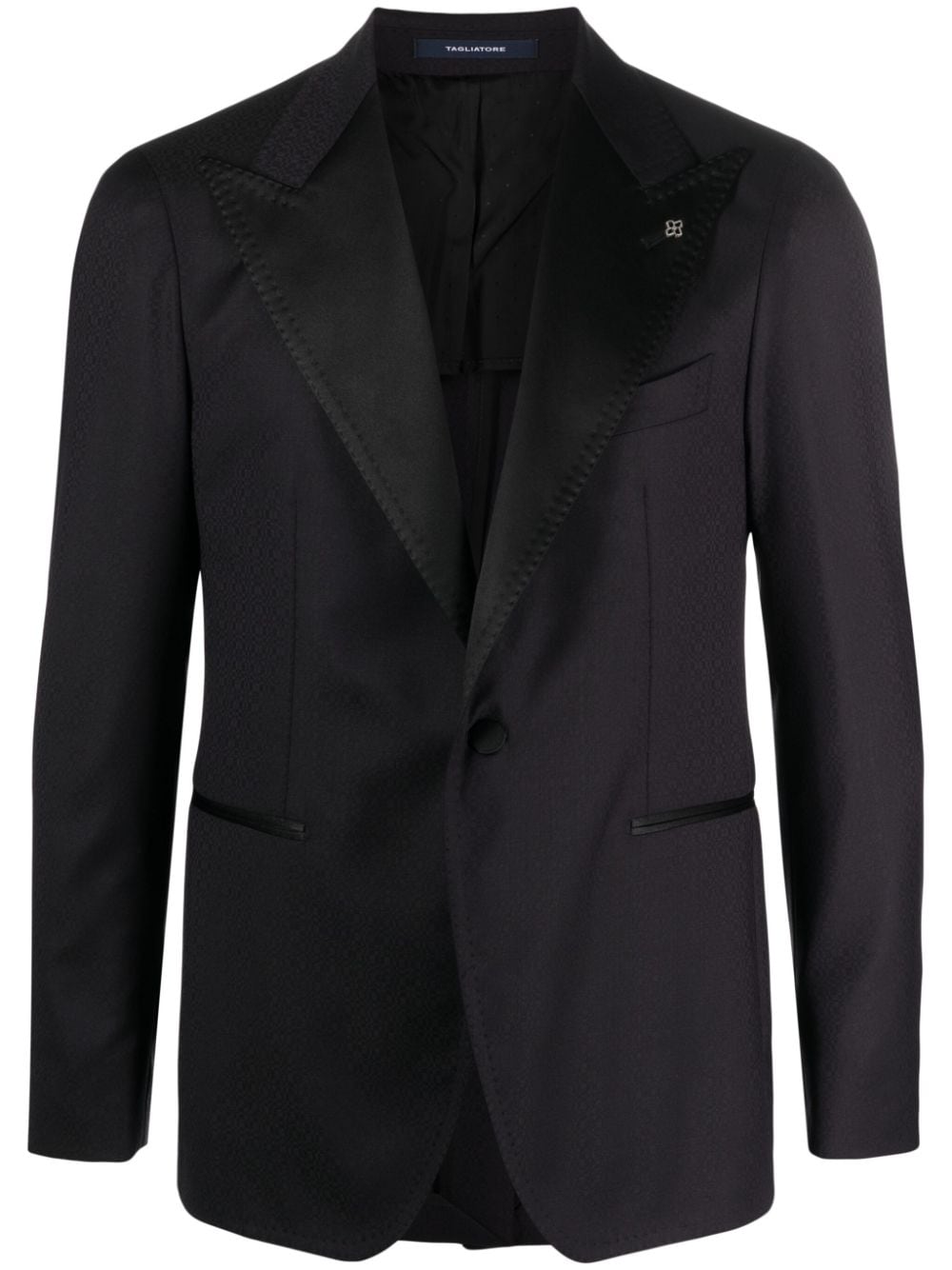 Tagliatore virgin wool-blend blazer - Black von Tagliatore