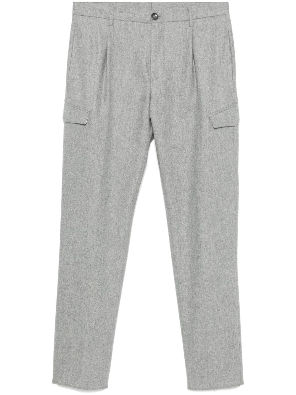 Tagliatore virgin-wool cargo pants - Grey von Tagliatore