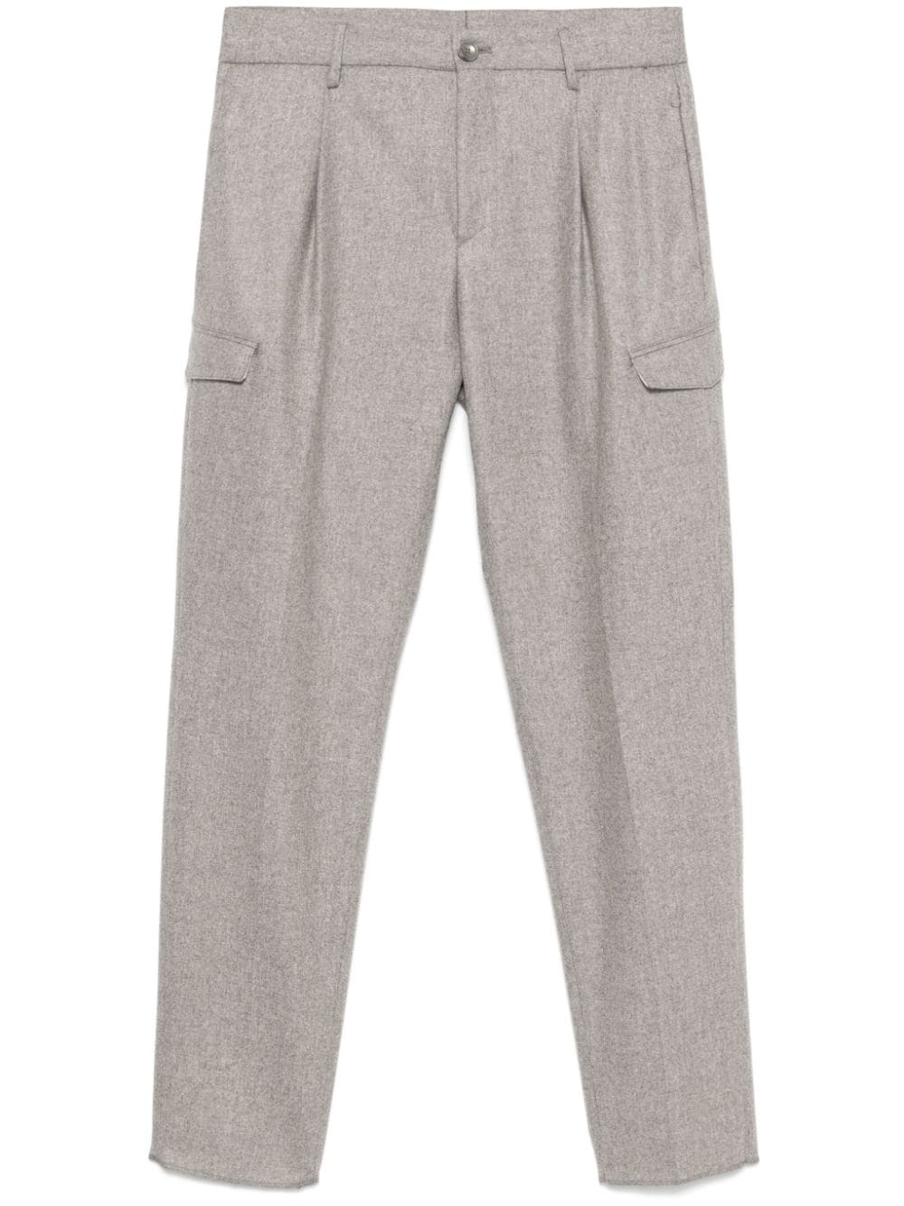 Tagliatore virgin-wool cargo pants - Neutrals von Tagliatore