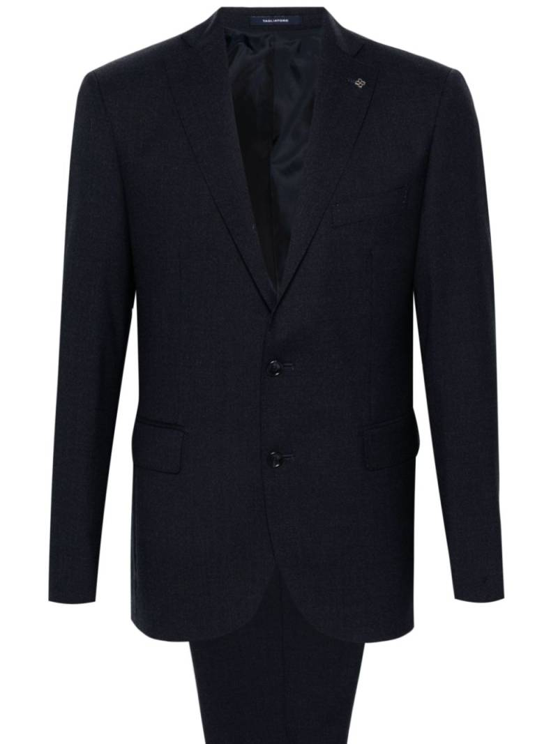 Tagliatore virgin wool suit - Blue von Tagliatore