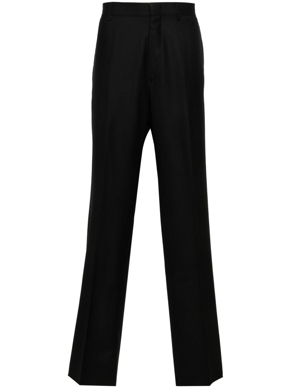 Tagliatore virgin wool tailored trousers - Black von Tagliatore