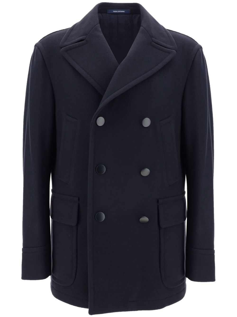 Tagliatore wool peacoat - Blue von Tagliatore