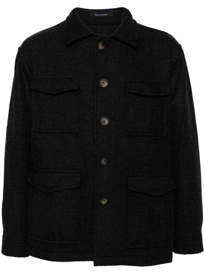 Tagliatore wool shirt jacket - Grey von Tagliatore