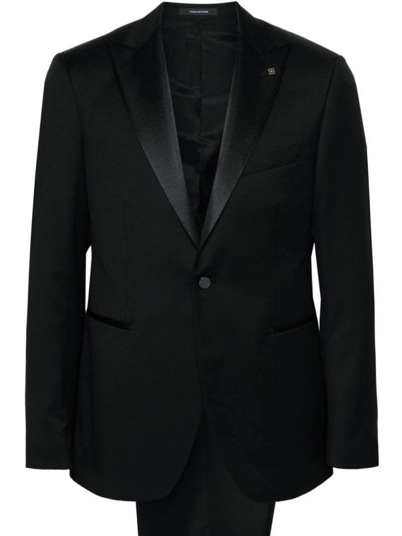 Tagliatore wool single-breasted suit - Black von Tagliatore