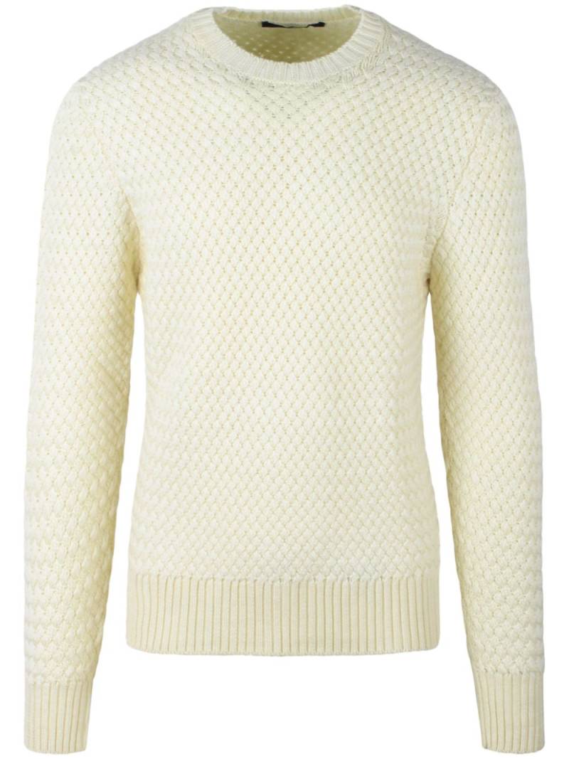 Tagliatore wool sweater - White von Tagliatore