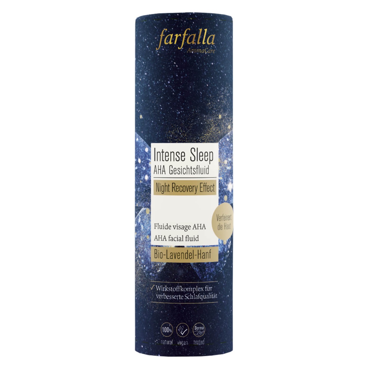 Farfalla Care - Intense Sleep AHA Gesichtsfluid Night Recovery Effect von Farfalla