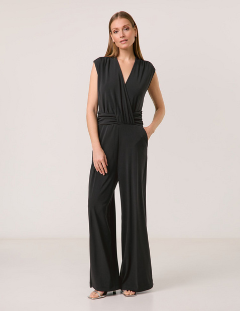 TAIFUN Damen Eleganter Jumpsuit Schwarz von Taifun