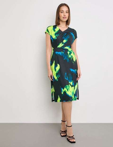 TAIFUN Damen Shirtkleid mit Raffung in der Taille Grün TAIFUN Damen Shirtkleid mit Raffung in der Taille Grün von Taifun
