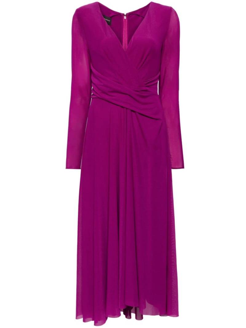 Talbot Runhof V-neck wrap midi dress - Pink von Talbot Runhof