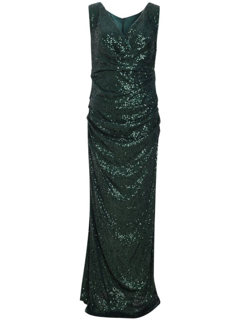 Talbot Runhof sequinned-embellished Matrix dress - Green von Talbot Runhof