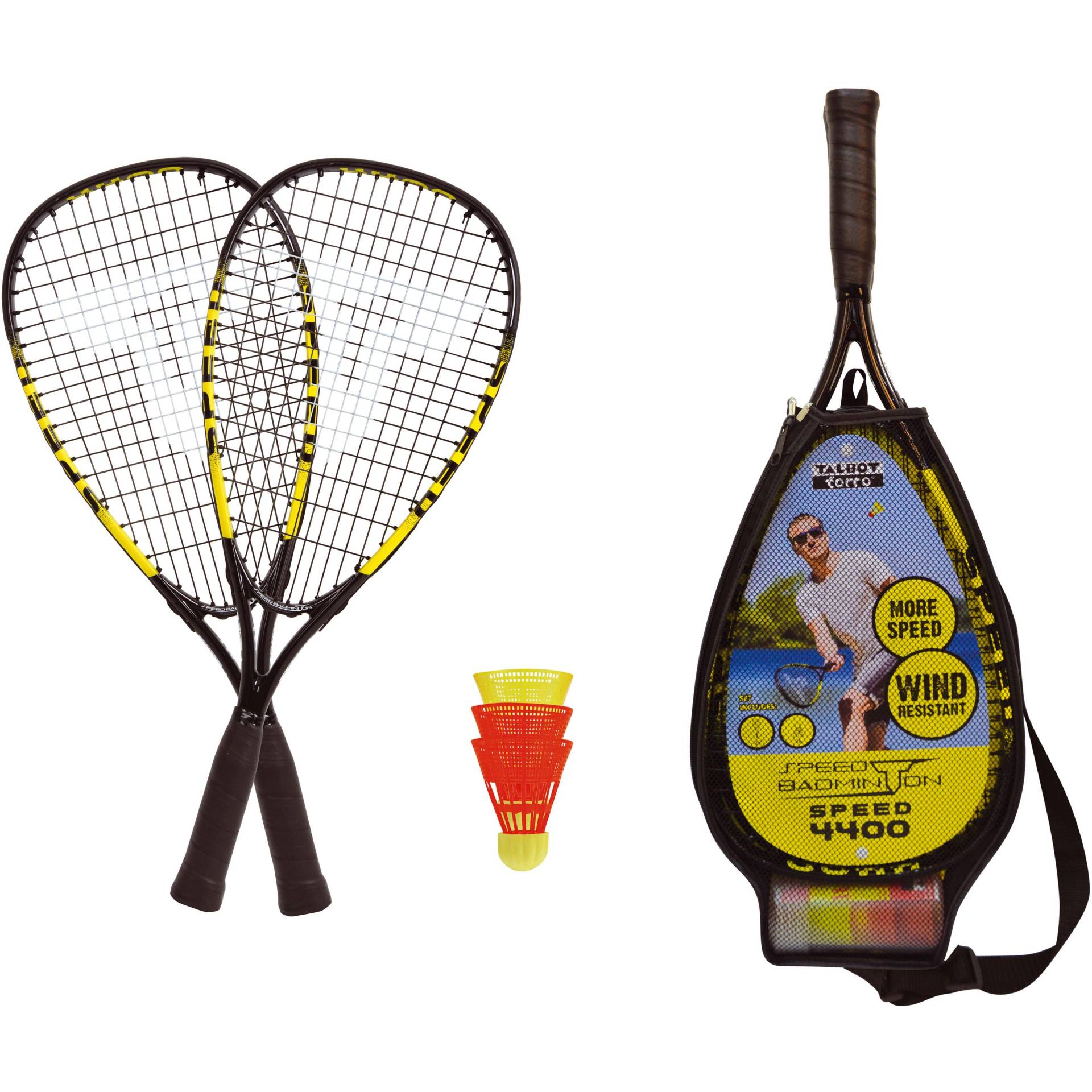 Talbot-Torro Speed Badmintonset 4400 Badmintonschläger von Talbot-Torro