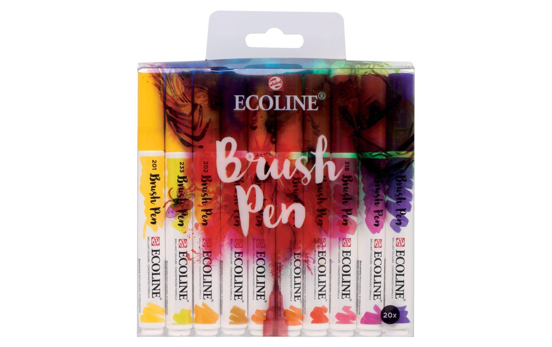 Talens Faserstift »Ecoline 20er Set«, Verwischbar von Talens