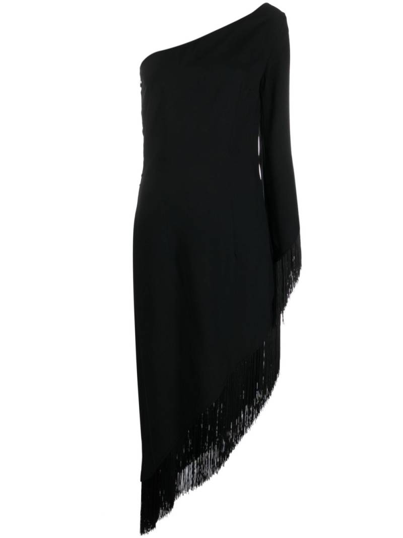 Taller Marmo Aventador fringe-trim dress - Black von Taller Marmo