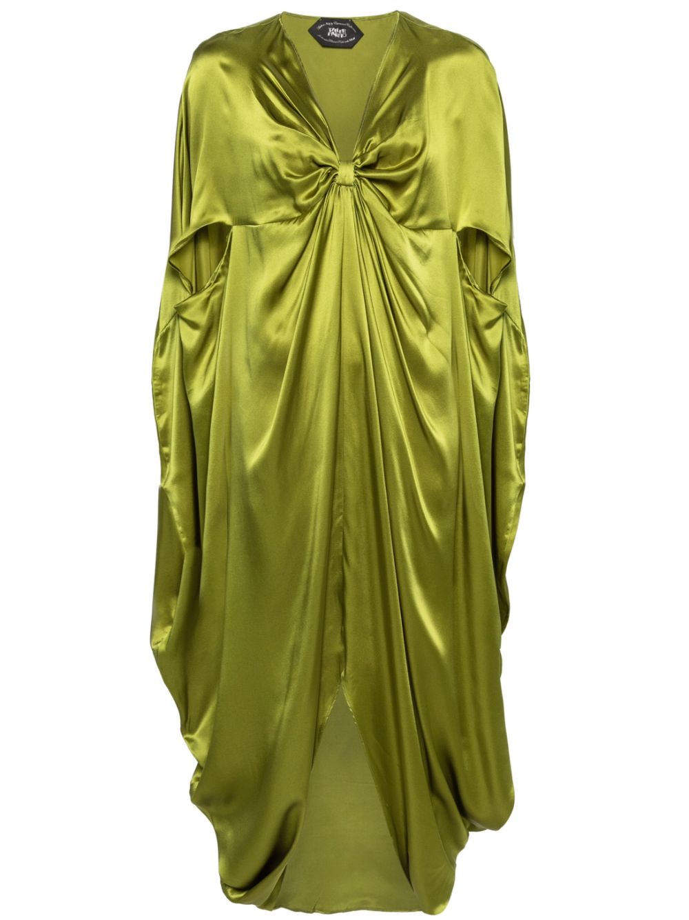 Taller Marmo Azores knotted silk kaftan - Green von Taller Marmo