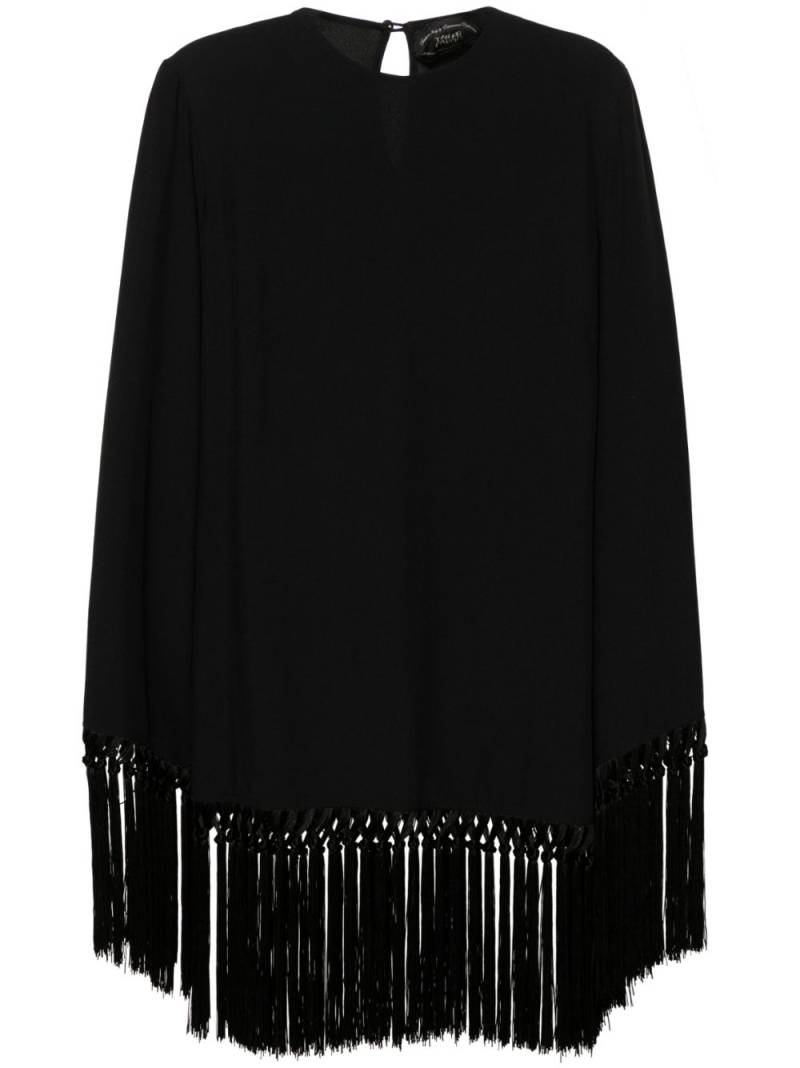 Taller Marmo Claudia fringed minidress - Black von Taller Marmo