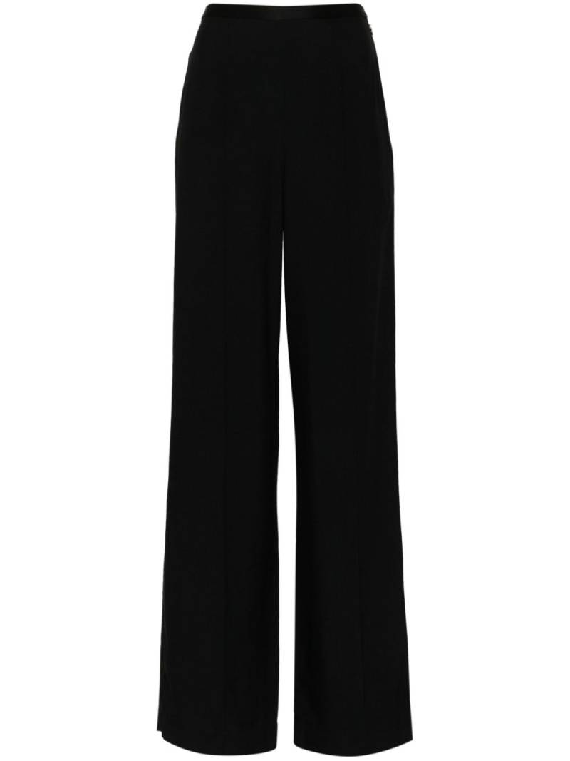 Taller Marmo high-waisted crepe palazzo pants - Black von Taller Marmo