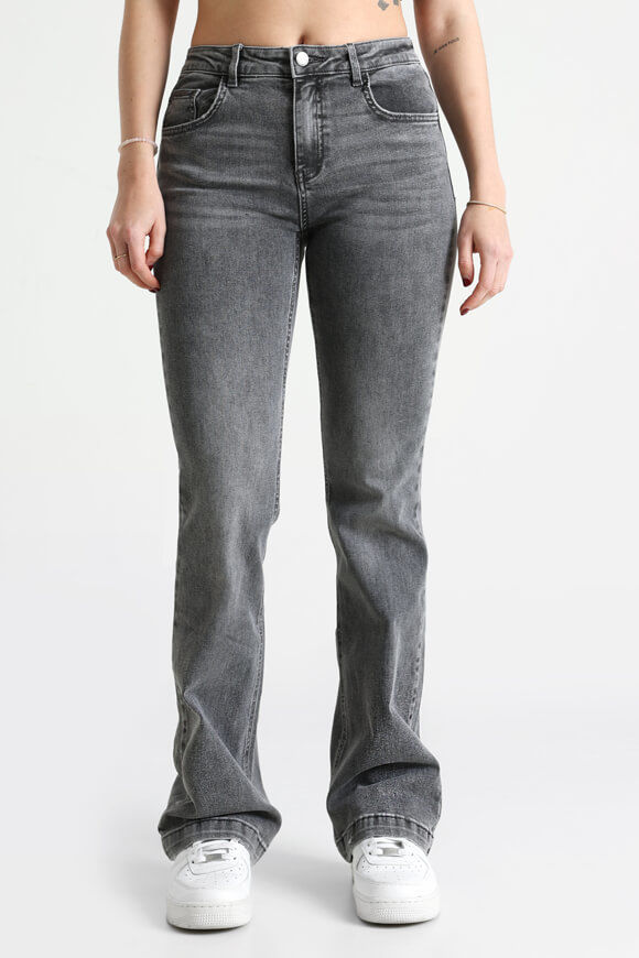 Tally Weijl Bootcut Jeans | Grey Denim | Damen  | 32 von Tally Weijl