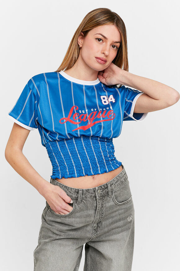 Tally Weijl Crop Mesh T-Shirt | Blue | Damen | XS/S Tally Weijl Crop Mesh T-Shirt | Blue | Damen | XS/S von Tally Weijl