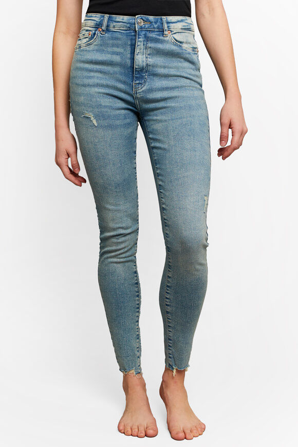 Tally Weijl High Waist Skinny Jeans | Blue Medium Used | Damen  | 36 von Tally Weijl