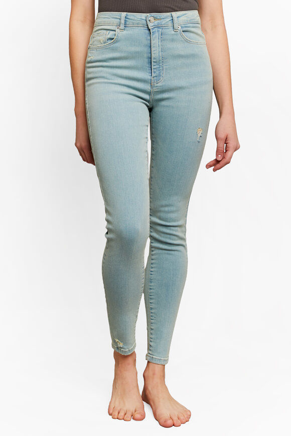 Tally Weijl High Waist Skinny Jeans | Blue Used | Damen  | 32 von Tally Weijl