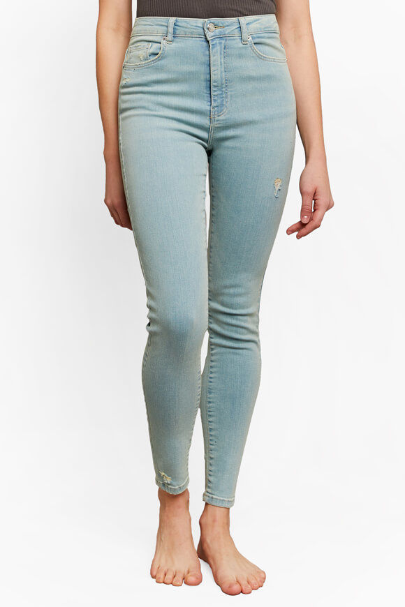 Tally Weijl High Waist Skinny Jeans | Blue Used | Damen  | 34 von Tally Weijl