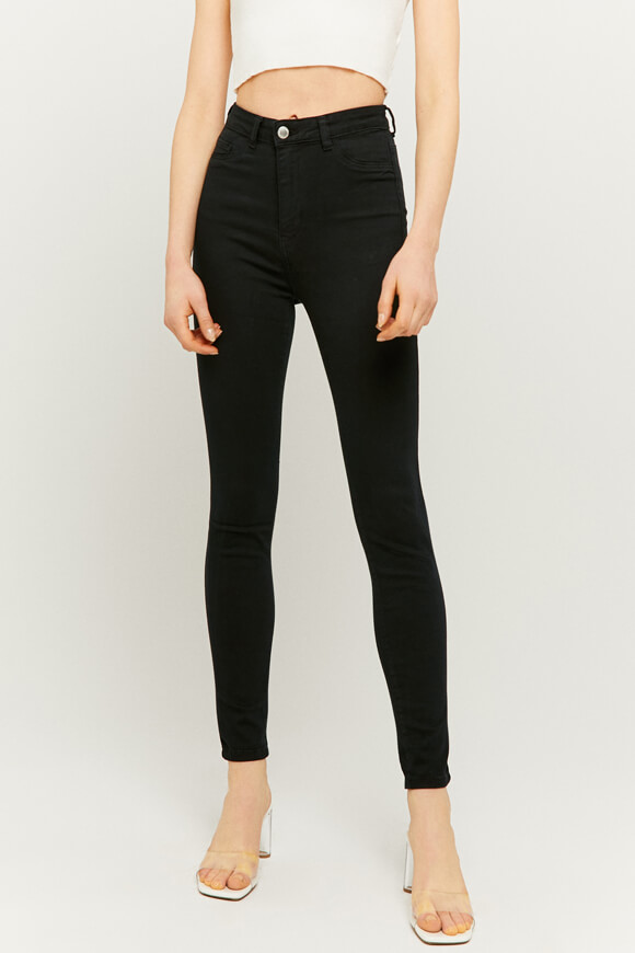 Tally Weijl High Waist Skinny Jeans | Schwarz | Damen  | 34 von Tally Weijl