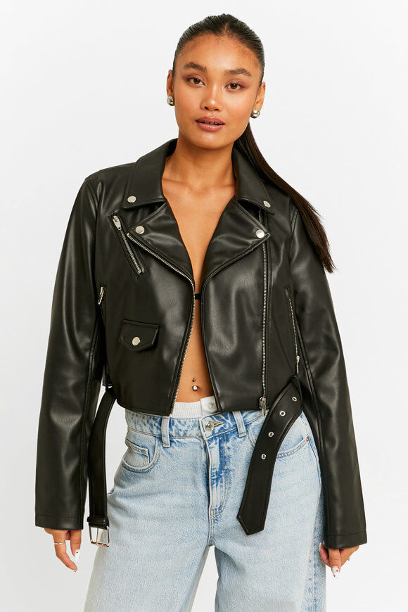Tally Weijl Kunstleder Bikerjacke | Black | Damen | S Tally Weijl Kunstleder Bikerjacke | Black | Damen | S von Tally Weijl
