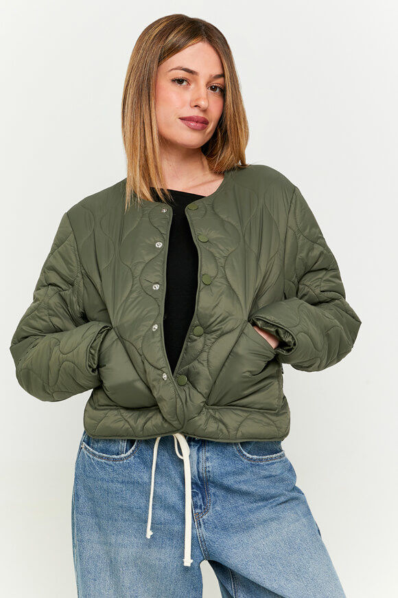 Tally Weijl Leichte gesteppte Jacke | Dark Olive | Damen  | L von Tally Weijl