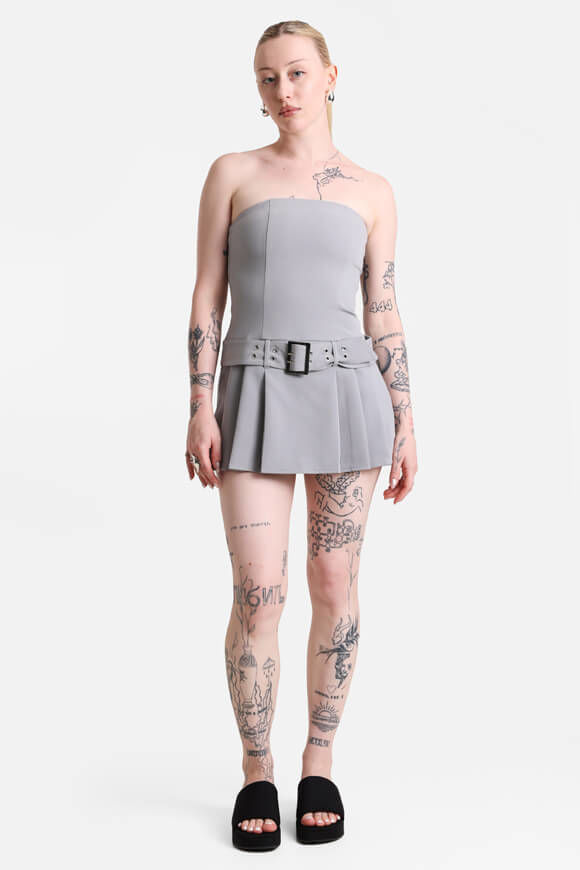 Tally Weijl Overall mit Plissee-Skort | Grey | Damen  | L von Tally Weijl