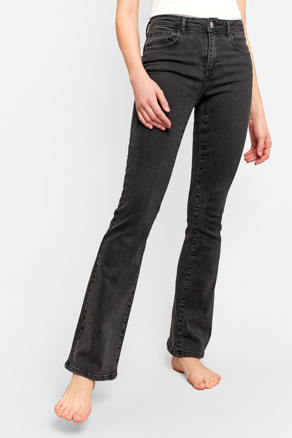 Tally Weijl Push-up Flare Jeans | Black Washed | Damen  | 34 von Tally Weijl