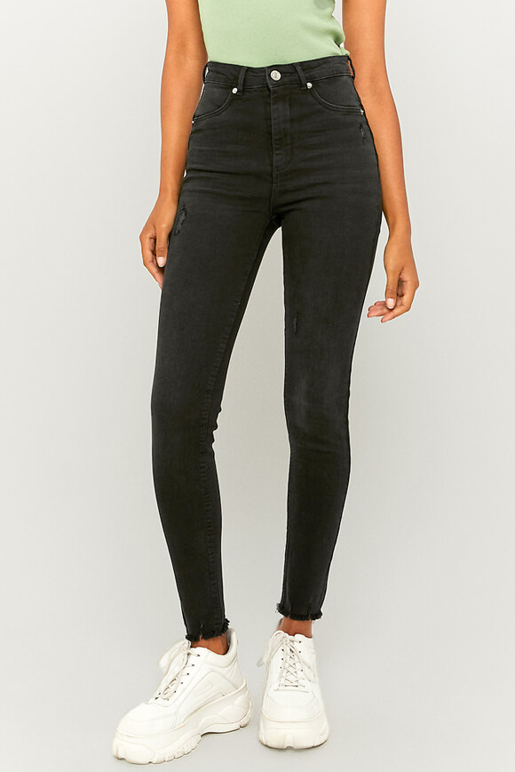 Tally Weijl Push-up Skinny Jeans | Schwarz | Damen  | 42 von Tally Weijl