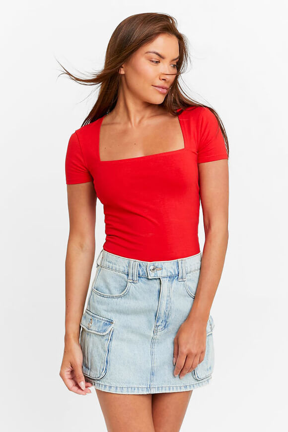 Tally Weijl T-Shirt | Red | Damen  | L von Tally Weijl