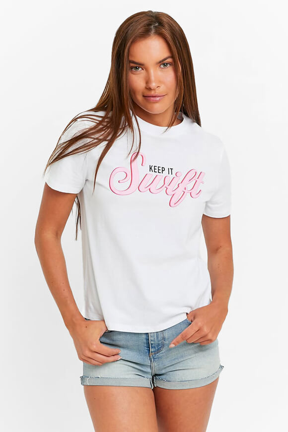 Tally Weijl T-Shirt | White | Damen  | L von Tally Weijl