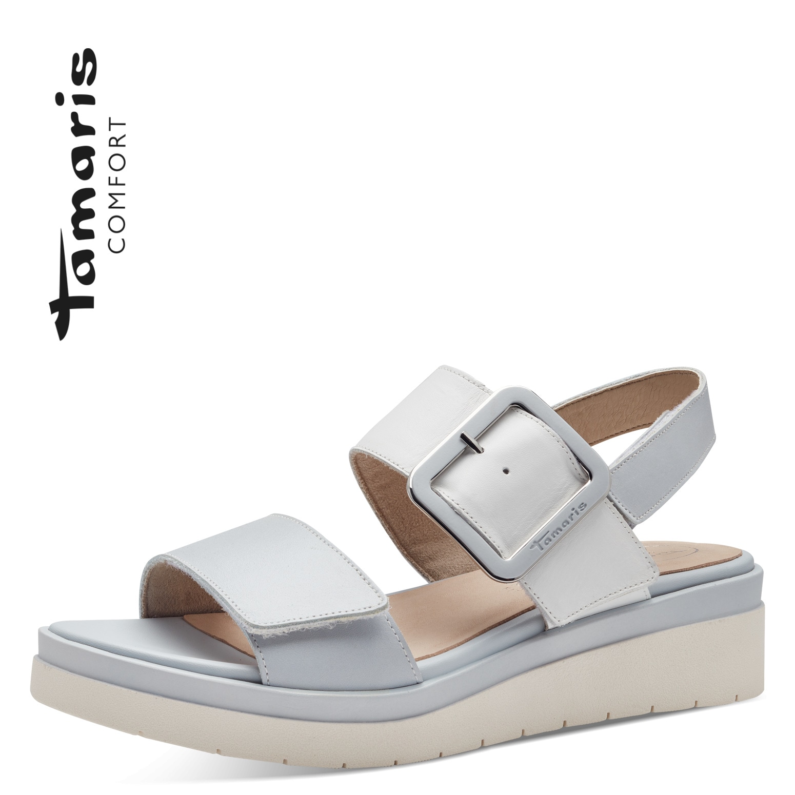 Tamaris COMFORT Sandalette, Sommerschuh, Sandale, Keilabsatz, mit verstellbarer Schnalle von Tamaris COMFORT