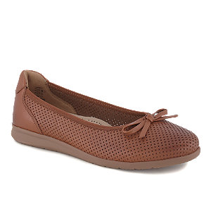 Tamaris Comfort Damen Ballerina Cognac von Tamaris Comfort