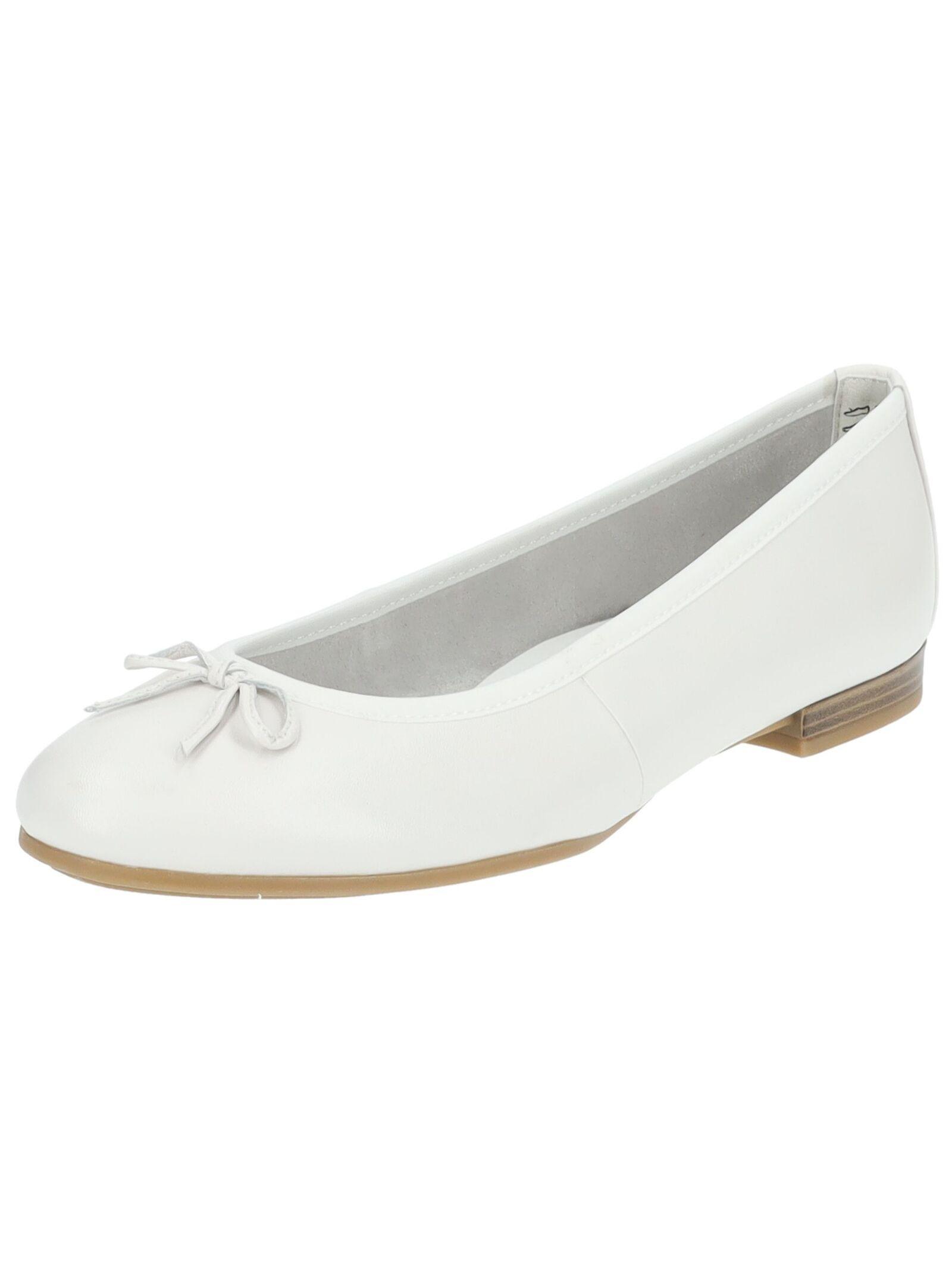 Ballerinas 1-22116-41 Damen Weiss 38 von Tamaris