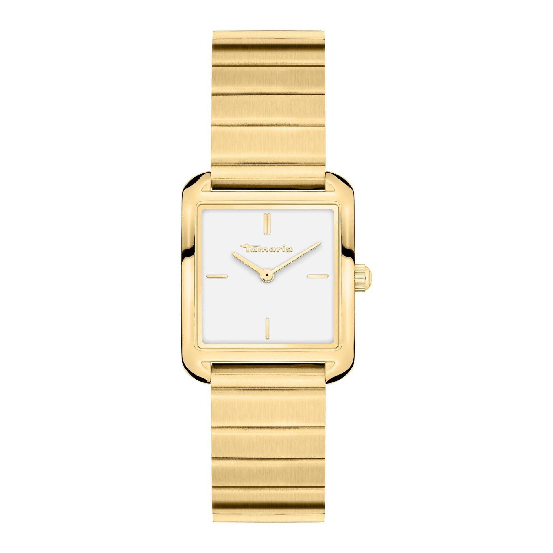 Classy Armbanduhr Damen Gold 25mm von Tamaris