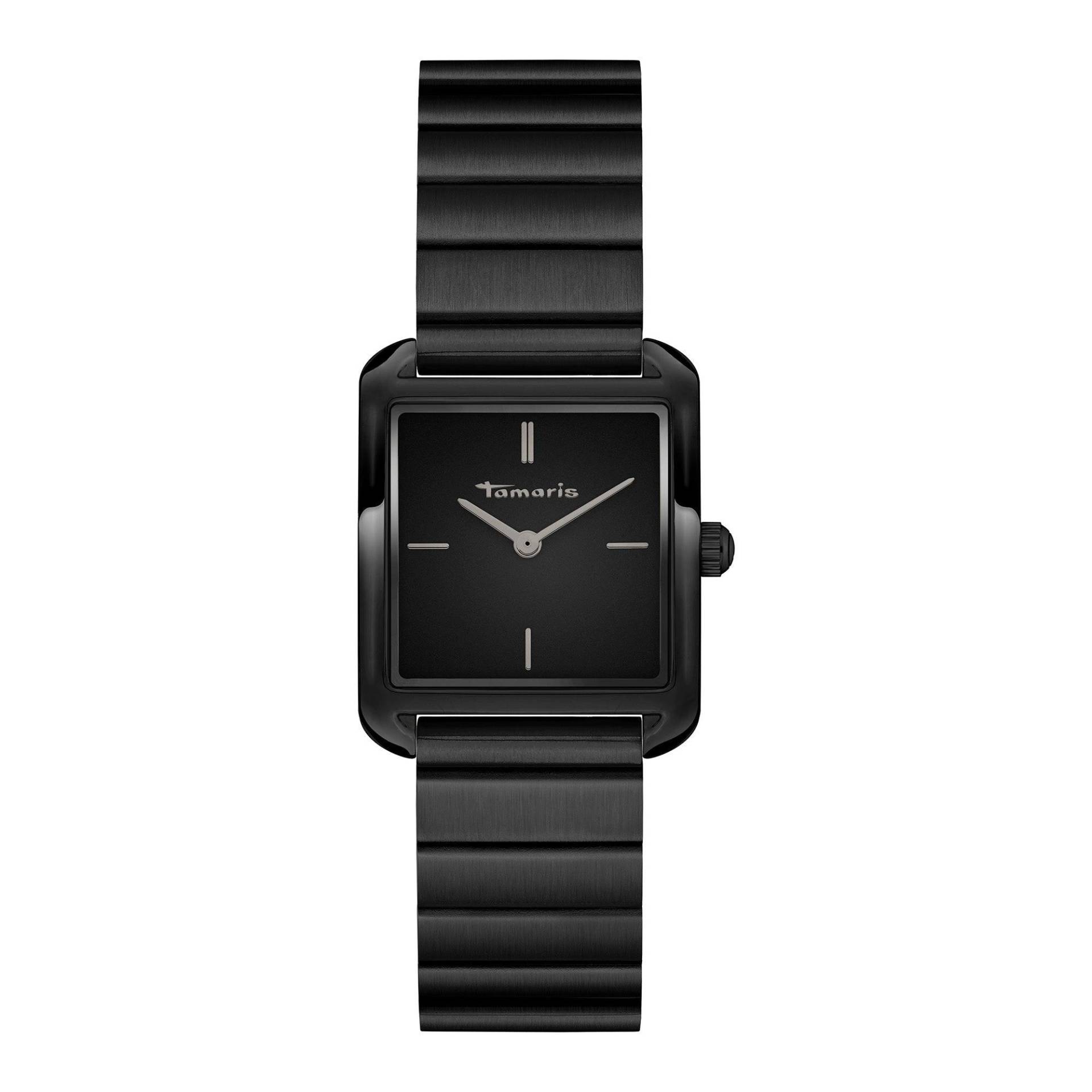 Classy Armbanduhr Damen Schwarz 25mm von Tamaris