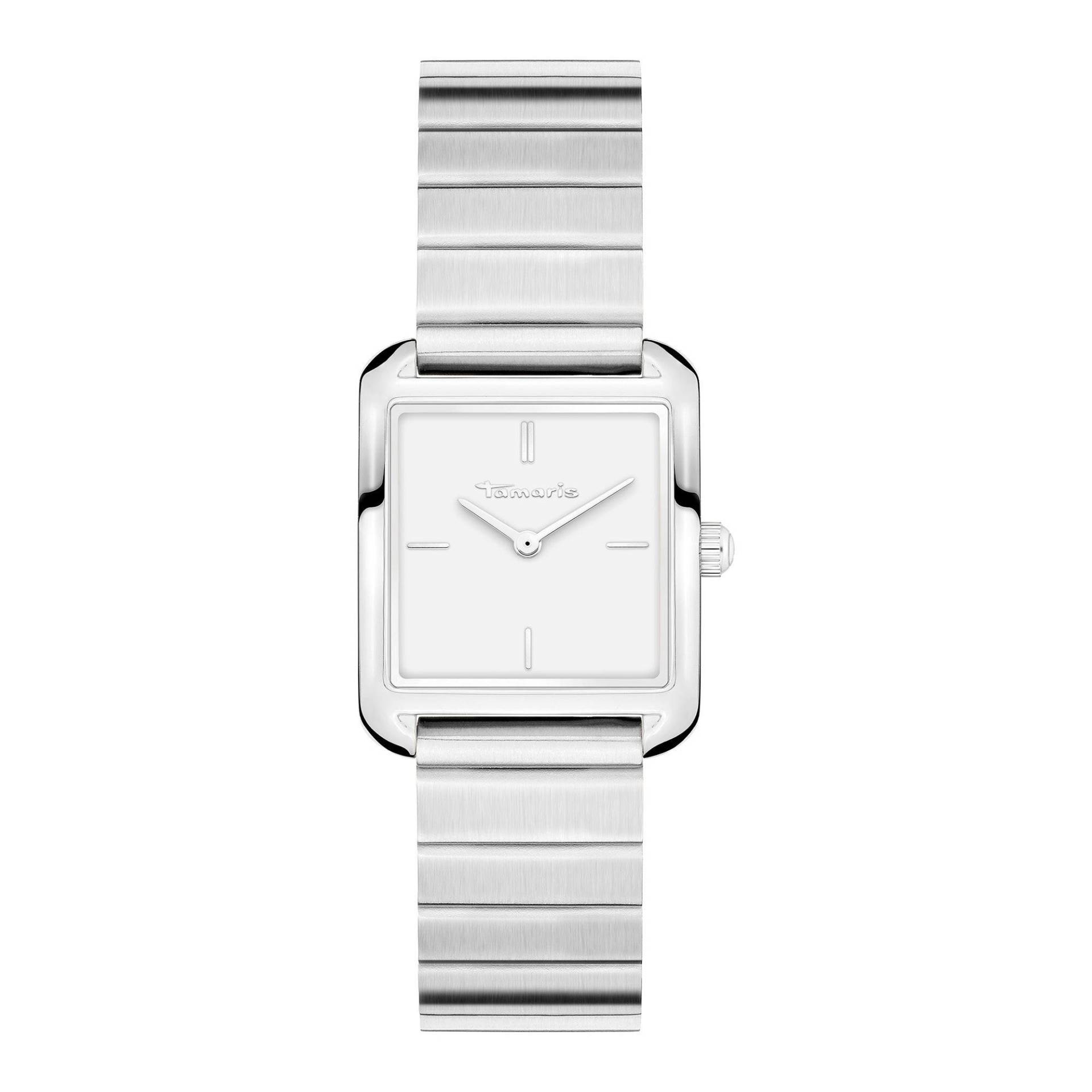 Classy Armbanduhr Damen Silber 25mm von Tamaris