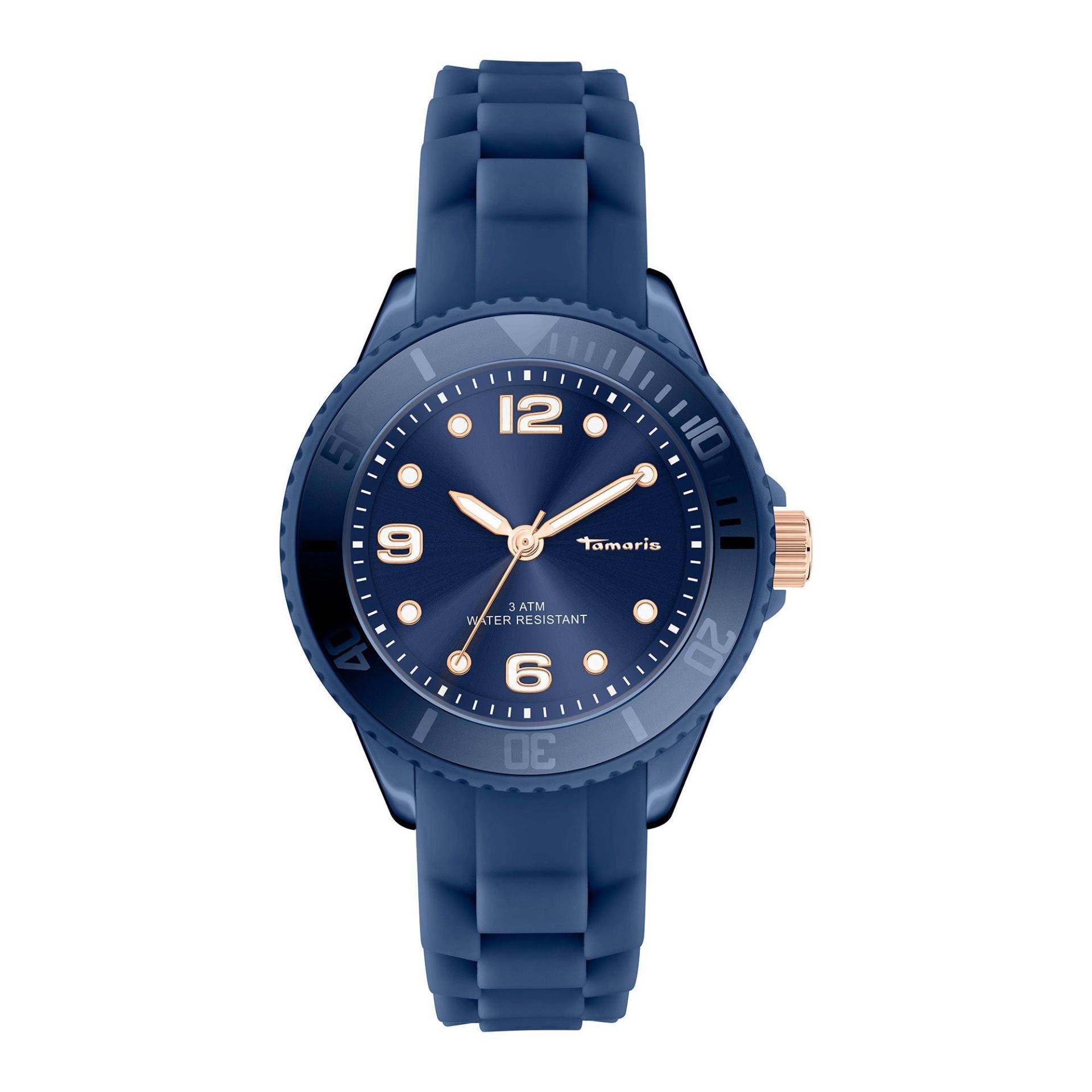 Funky Armbanduhr Damen Blau 36mm von Tamaris