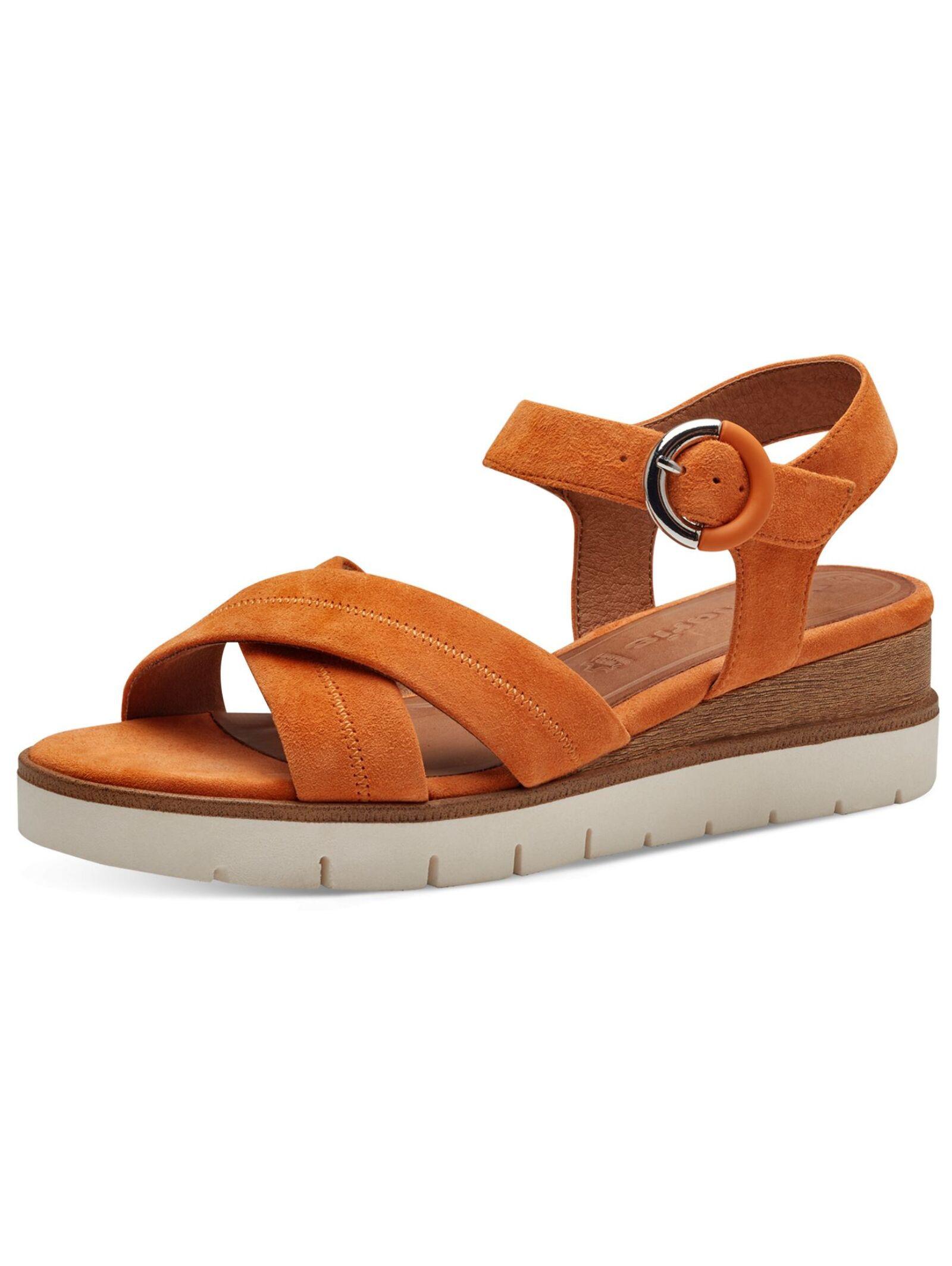 Sandalen 1-28202-42 Damen Orange 39 von Tamaris