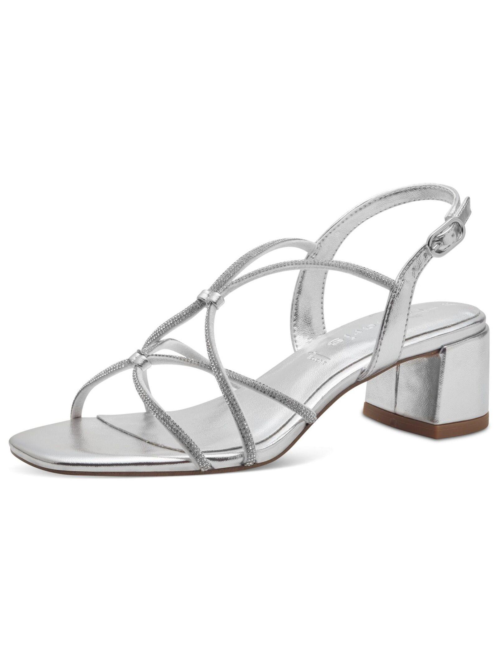 Sandalen 1-28236-42 Damen Silber 36 von Tamaris