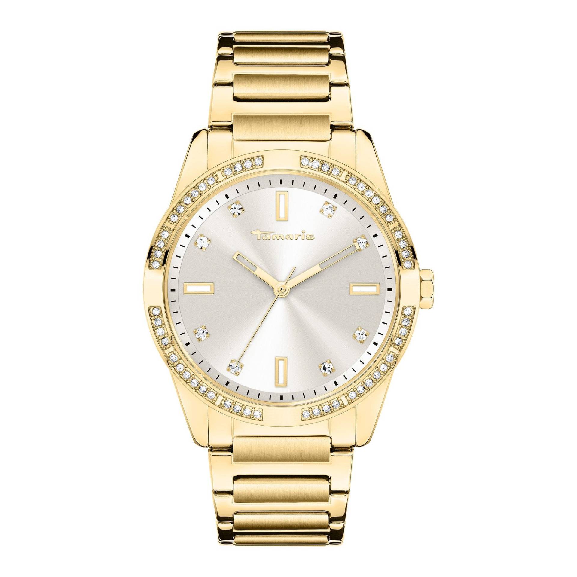 Sunray Armbanduhr Damen Gold 38mm von Tamaris