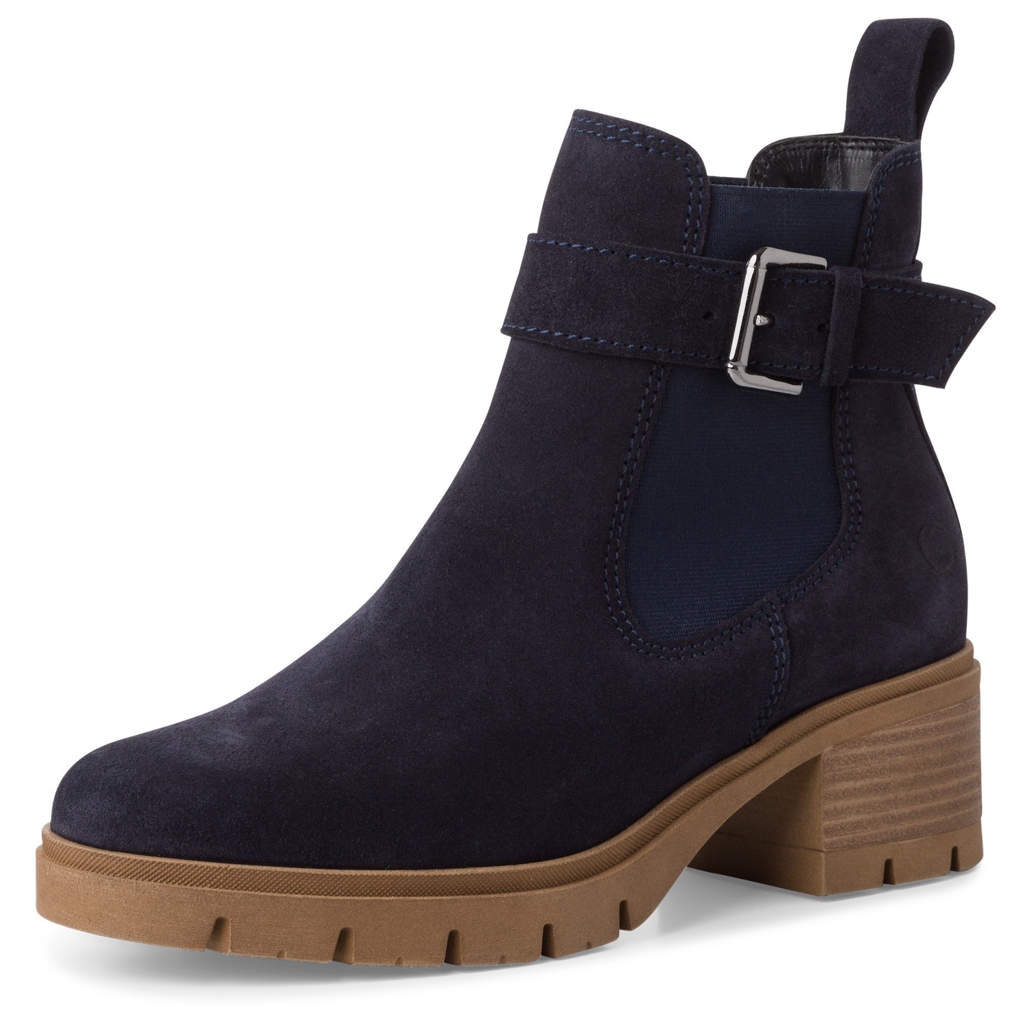 Tamaris Chelseaboots, Blockabsatz, Businessmode, Stiefelette mit Zierschnalle Tamaris Chelseaboots, Blockabsatz, Businessmode, Stiefelette mit Zierschnalle von Tamaris