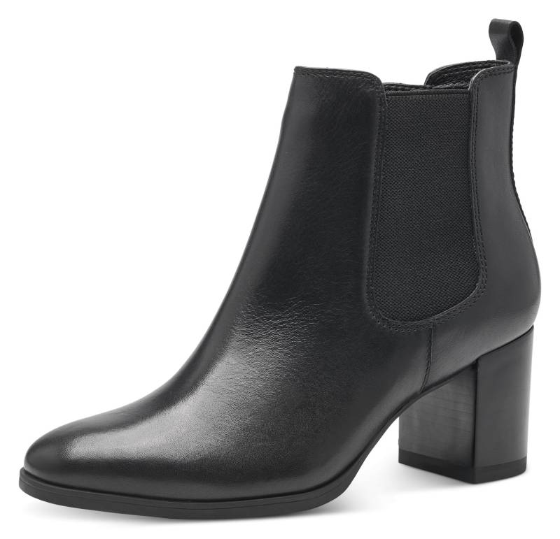 Tamaris Chelseaboots, Blockabsatz, Herbstmode, Stiefelette mit Stretcheinsatz von Tamaris