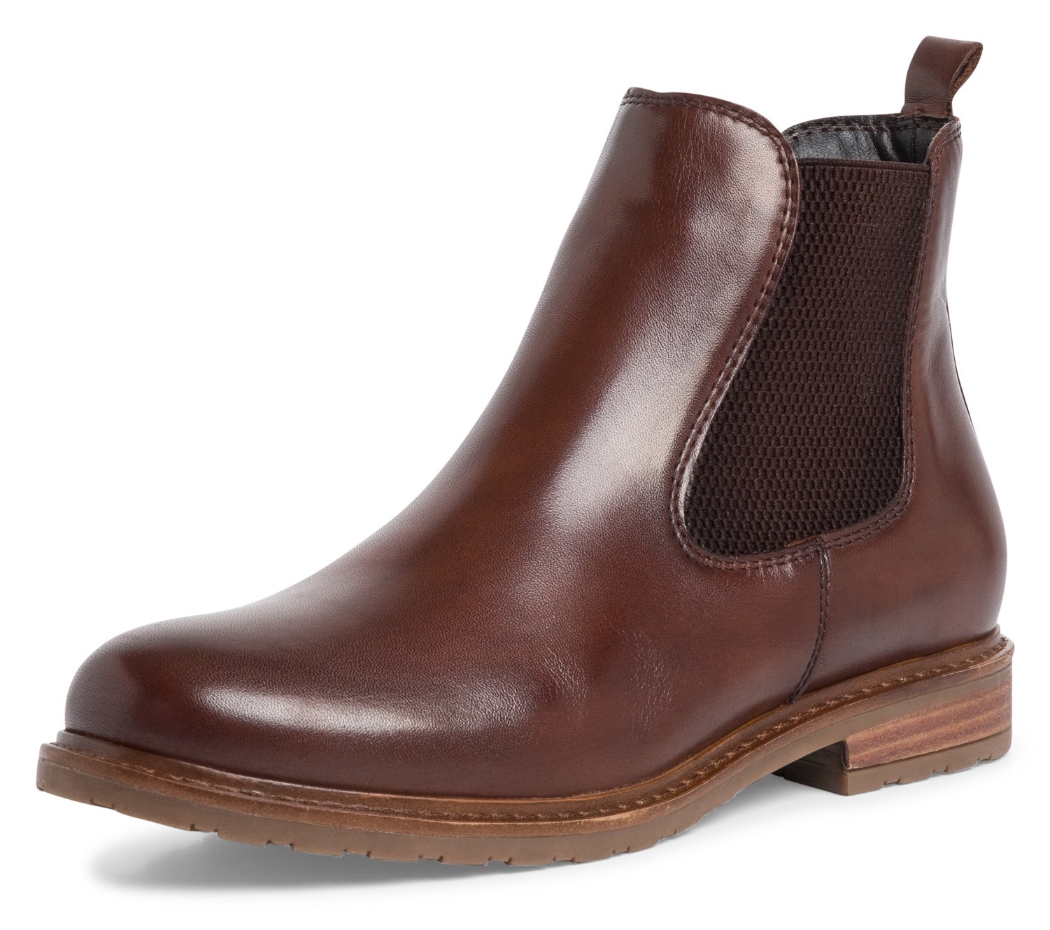 Tamaris Chelseaboots, Blockabsatz, Businessschuh, Bequemschuh im klassischen Look von Tamaris