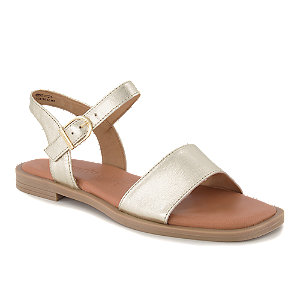 Tamaris Damen Flache Sandalette Gold von Tamaris