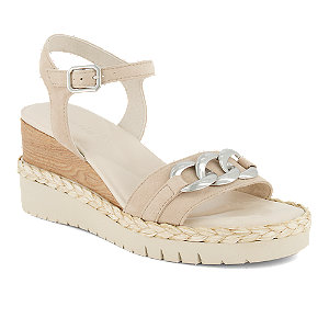 Tamaris Damen Hohe Sandalette Beige von Tamaris