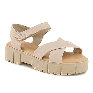 Tamaris Damen Hohe Sandalette Beige von Tamaris